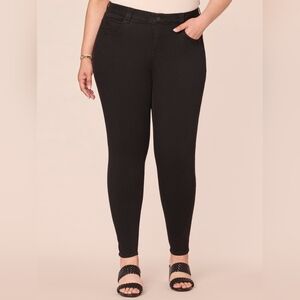 NWT DEMOCRACY AB SOLUTION BOOTY LIFT JEGGING BLACK COLOR SIZE 14W